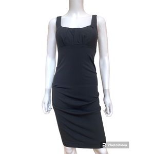 Nicole Miller dark grey side ruched tank style dress, 2